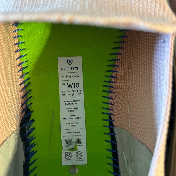 Rothy’s coral slip ons size 10 - Picture 5 of 5